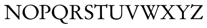 Garamond Oldstyle FS Regular Font UPPERCASE