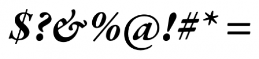 Garamond Premier Pro Bold Italic Font OTHER CHARS