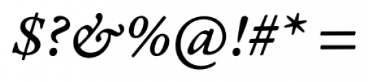 Garamond Premier Pro Caption Italic Font OTHER CHARS