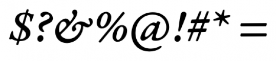 Garamond Premier Pro Caption Medium Italic Font OTHER CHARS