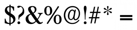 Garamond Serial Regular Font OTHER CHARS