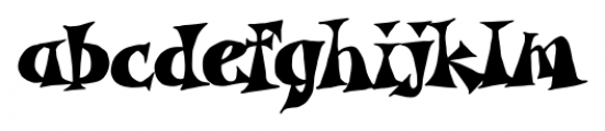 Garash Script Regular Font LOWERCASE