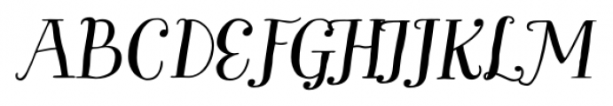 Garden Essential Italic Font UPPERCASE