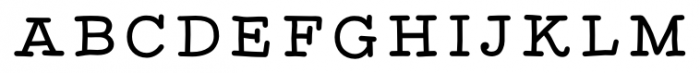 Garden Slab Font LOWERCASE