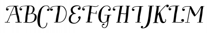 Garden Swash Italic Font UPPERCASE