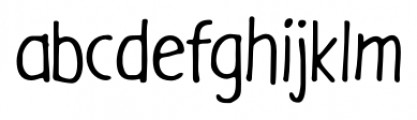 Gargle Condensed Regular Font LOWERCASE