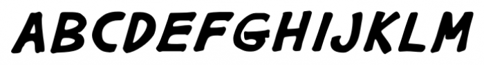 Gargle Extended Bold Italic Font UPPERCASE