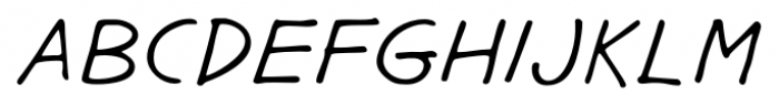 Gargle Extended Italic Font UPPERCASE