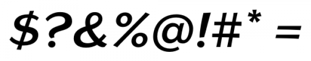 Gaslight Semi Bold Italic Font OTHER CHARS