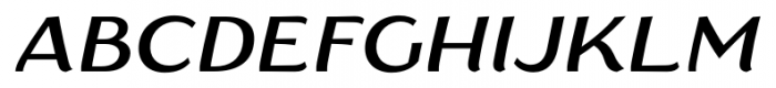 Gaslight Semi Bold Italic Font UPPERCASE