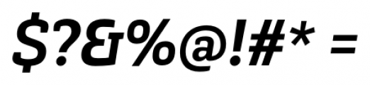 Gaspo Slab Bold Italic Font OTHER CHARS