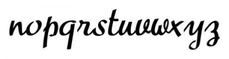 Gaulois Regular Font LOWERCASE