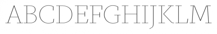 Gauthier Display FY Thin Font UPPERCASE