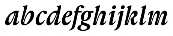 Gauthier FY Bold Italic Font LOWERCASE
