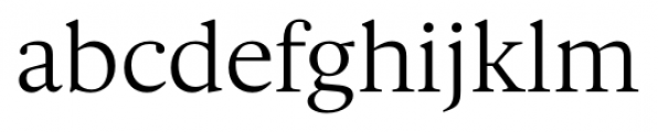 Gauthier FY Regular Font LOWERCASE
