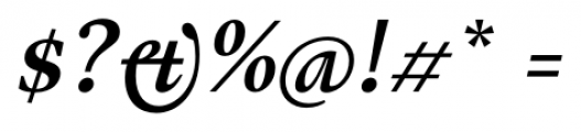 Gauthier Next FY Bold Italic Font OTHER CHARS
