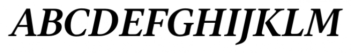 Gauthier Next FY Bold Italic Font UPPERCASE