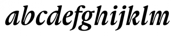 Gauthier Next FY Bold Italic Font LOWERCASE