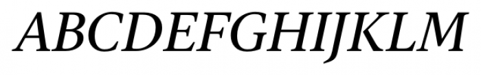 Gauthier Next FY Medium Italic Font UPPERCASE