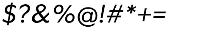 Gaba Regular Italic Font OTHER CHARS