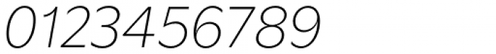 Gaba Thin Italic Font OTHER CHARS