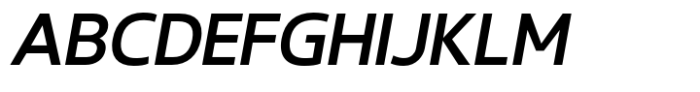 Gabara Sans Bold Italic Font UPPERCASE