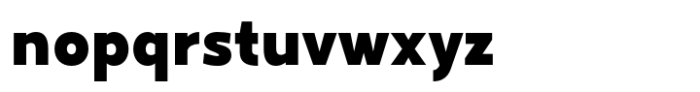 Gabara Sans Extra Black Font LOWERCASE