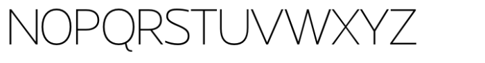 Gabara Sans Extra Light Font UPPERCASE