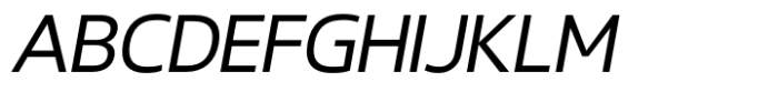 Gabara Sans Medium Italic Font UPPERCASE