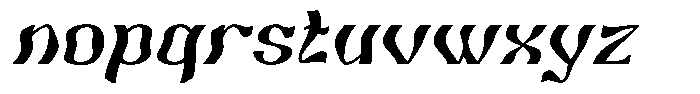Gaberto Italic Font LOWERCASE