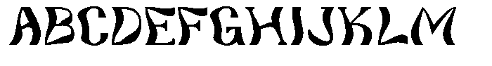 Gaberto Regular Font UPPERCASE
