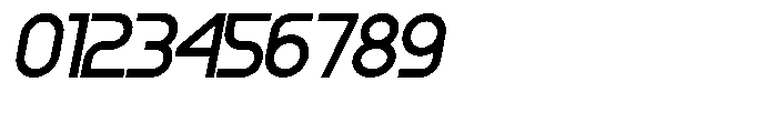 Gabio Oblique Font OTHER CHARS