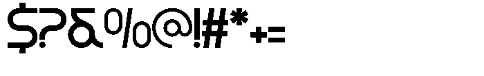 Gabio Regular Font OTHER CHARS