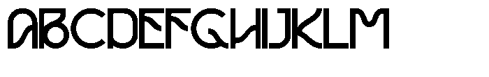 Gabio Regular Font UPPERCASE