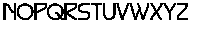 Gabio Regular Font UPPERCASE