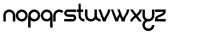 Gabio Regular Font LOWERCASE