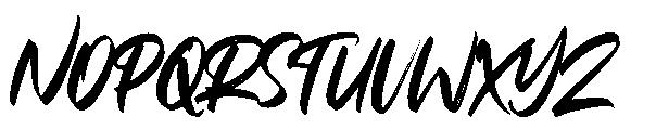 Gaboots Font UPPERCASE