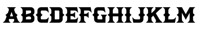 Gabriel Briston Regular Font UPPERCASE