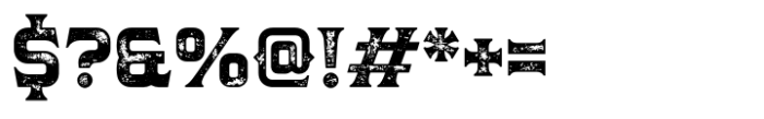 Gabriel Briston Rough Font OTHER CHARS
