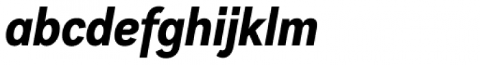 Gabriel Sans Condensed Bold Italic Font LOWERCASE