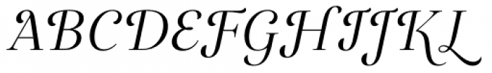 Gabriela Alt Regular Italic Font UPPERCASE