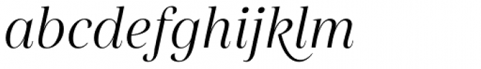 Gabriela Alt Regular Italic Font LOWERCASE