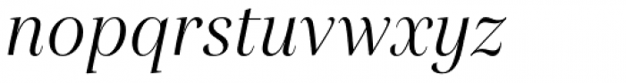 Gabriela Alt Regular Italic Font LOWERCASE