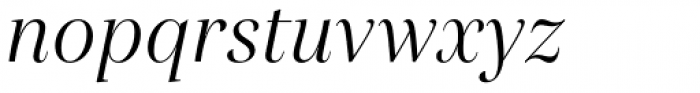 Gabriela Regular Italic Font LOWERCASE