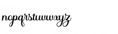 Gabryel Regular Font LOWERCASE