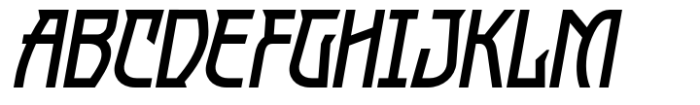 Gacuka Italic Font UPPERCASE