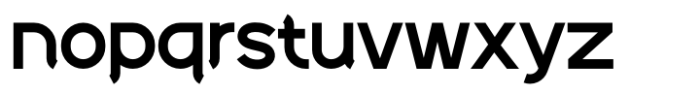 Gadeg Regular Font LOWERCASE