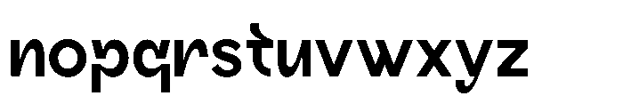 Gadey Font LOWERCASE