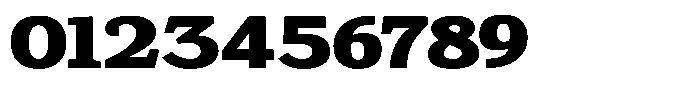 Gadinga Serif Black Expanded Font OTHER CHARS