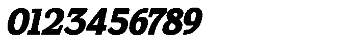 Gadinga Serif Black Italic Condensed Font OTHER CHARS